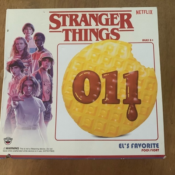 New in box stranger things El’s favorite waffle float 83”Lx55.9”Wx10.23”H - Picture 4 of 4
